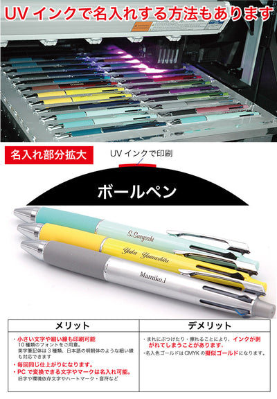 ジェットストリーム UVプリント 名入れ無料 送料無料 三菱鉛筆 4＆1 多機能ペン ボールペン シャープペン 記念品 プレゼント 卒業 入学 就職 選べる名入れ方法
